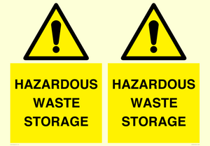 HAZARDOUS WASTE STORAGE